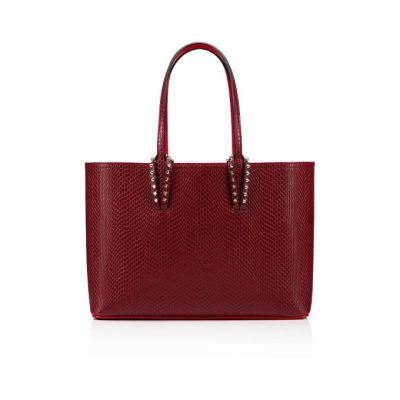 Bolsos De Mano Cabata Small Christian Louboutin Mujer - Vino - 3130694BK01